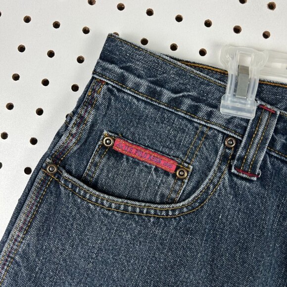 US Polo‎ ASSN Carpenter Shorts Sz 38 90s Baggy Wide Leg Y2K Work Wear Blue Skate - Picture 6 of 8